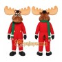 Moose Mascot Costume for Adults Custom Logo Party Character Suit