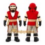Pirate Mascot Costume for Adults Custom Logo Party Character Suit