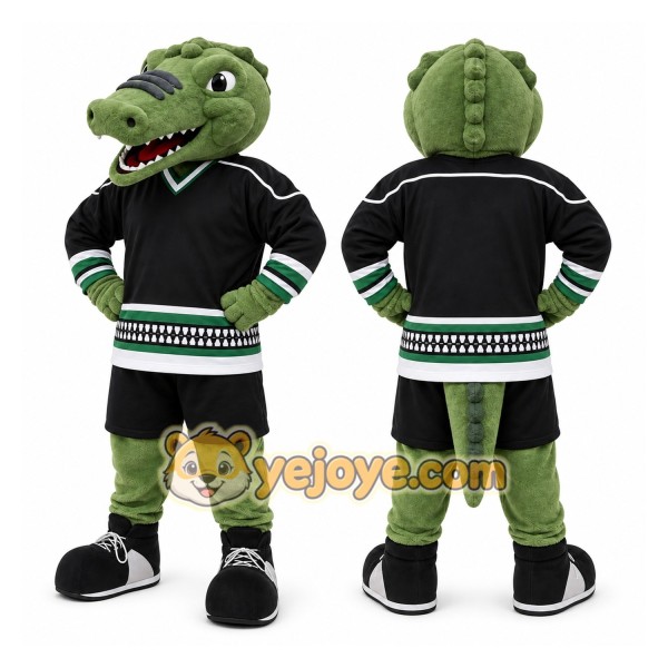 Alligator Mascot Costume for Adults Custom Logo Party Character Suit