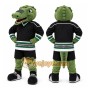 Alligator Mascot Costume for Adults Custom Logo Party Character Suit