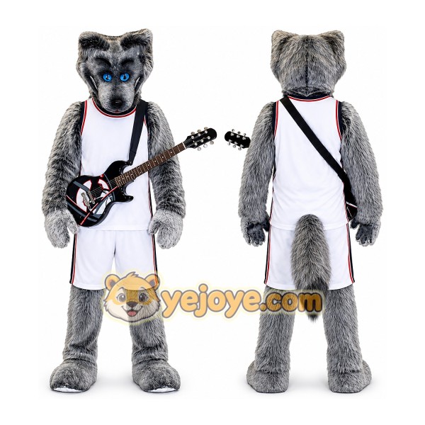 Wolf Mascot Costume for Adults Custom Logo Party Character Suit