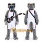 Wolf Mascot Costume for Adults Custom Logo Party Character Suit
