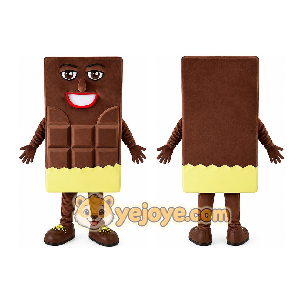 Candy Bar Mascot Costume for Adults Custom Logo Party Character Suit Candy Bar Mascot Costume for Adults Custom Logo Party Character Suit