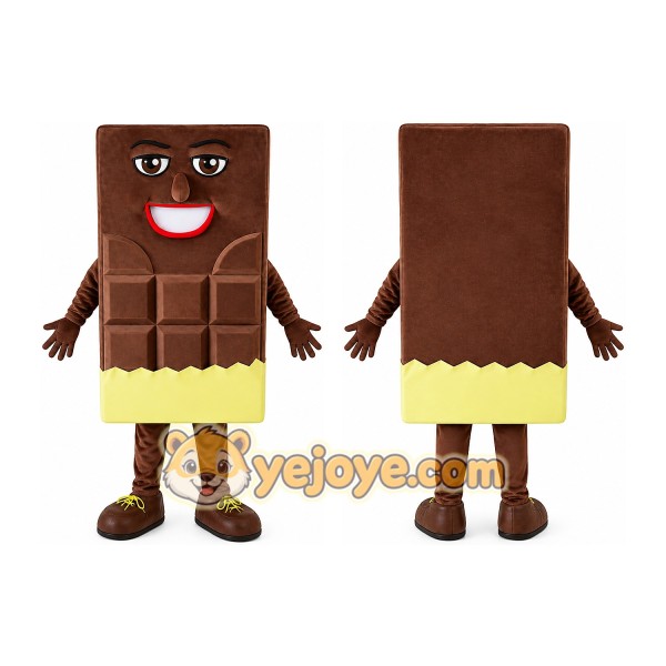 Candy Bar Mascot Costume for Adults Custom Logo Party Character Suit