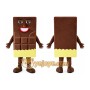 Candy Bar Mascot Costume for Adults Custom Logo Party Character Suit