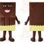 Candy Bar Mascot Costume for Adults Custom Logo Party Character Suit