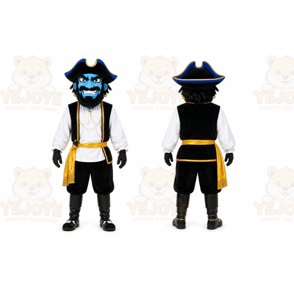 Pirate Mascot Costume for Adults Custom Logo Party Character Suit