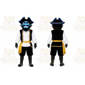 Pirate Mascot Costume for Adults Custom Logo Party Character Suit