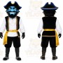 Pirate Mascot Costume for Adults Custom Logo Party Character Suit
