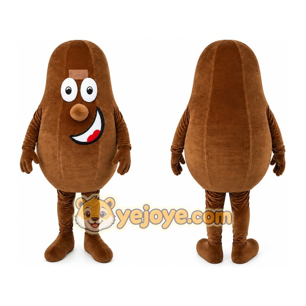 Bean Mascot Costume for Adults Custom Logo Party Character Suit
