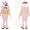 Ice Cream Mascot Costume for Adults Custom Logo Party Character Suit