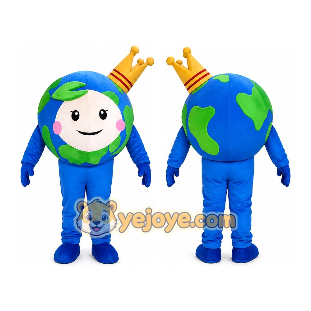Earth Mascot Costume for Adults Custom Logo Party Character Suit Earth Mascot Costume for Adults Custom Logo Party Character Suit