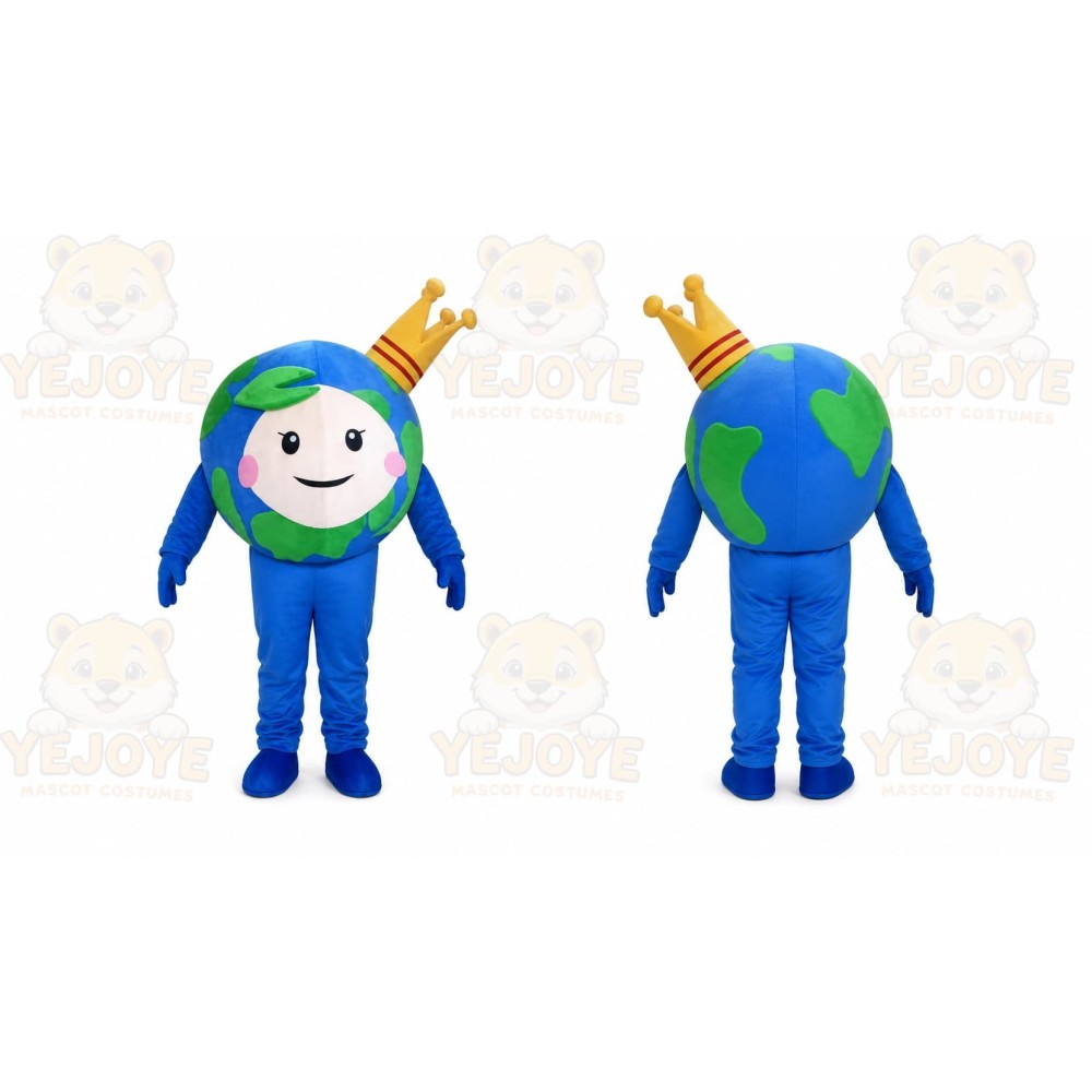 Earth Mascot Costume for Adults Custom Logo Party Character Suit