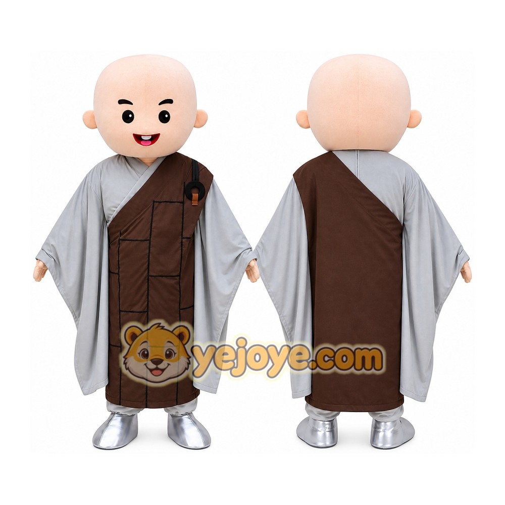 Monk Mascot Costume for Adults Custom Logo Party Character Suit Monk Mascot Costume for Adults Custom Logo Party Character Suit