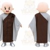 Monk Mascot Costume for Adults Custom Logo Party Character Suit