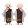 Monk Mascot Costume for Adults Custom Logo Party Character Suit