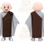 Monk Mascot Costume for Adults Custom Logo Party Character Suit