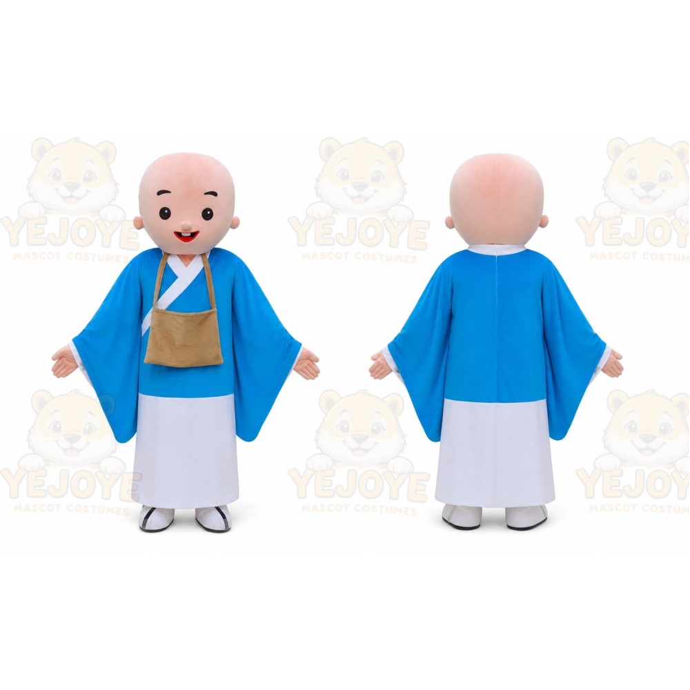 Monk character Mascot Costume for Adults Custom Logo Party Character Suit