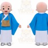 Monk character Mascot Costume for Adults Custom Logo Party Character Suit