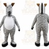Zebra Mascot Costume for Adults Custom Logo Party Character Suit