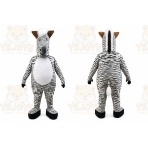 Zebra Mascot Costume for Adults Custom Logo Party Character Suit