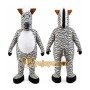 Zebra Mascot Costume for Adults Custom Logo Party Character Suit