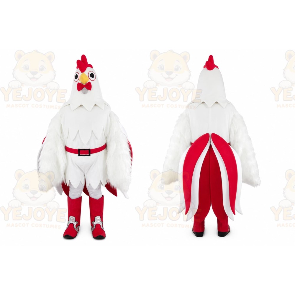 Chicken Mascot Costume for Adults Custom Logo Party Character Suit