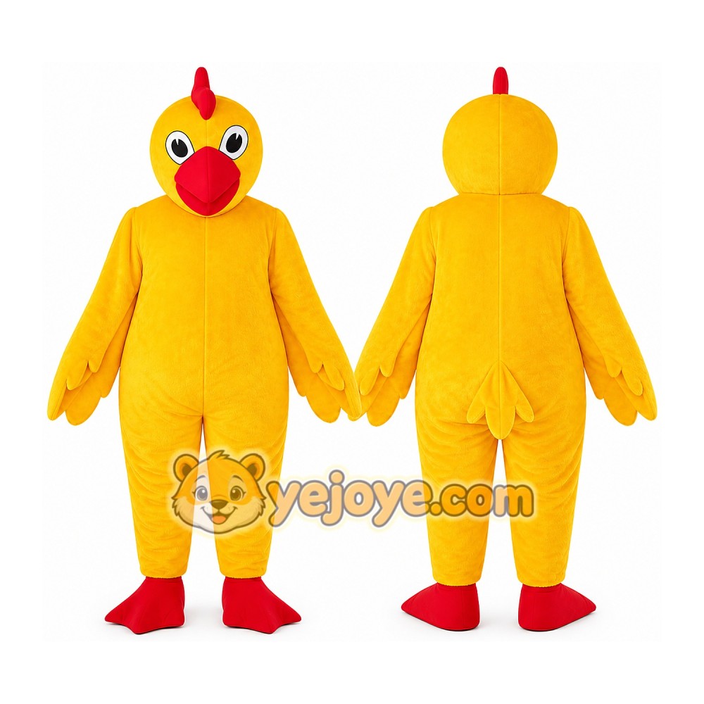 Chicken Mascot Costume for Adults Custom Logo Party Character Suit Chicken Mascot Costume for Adults Custom Logo Party Character Suit