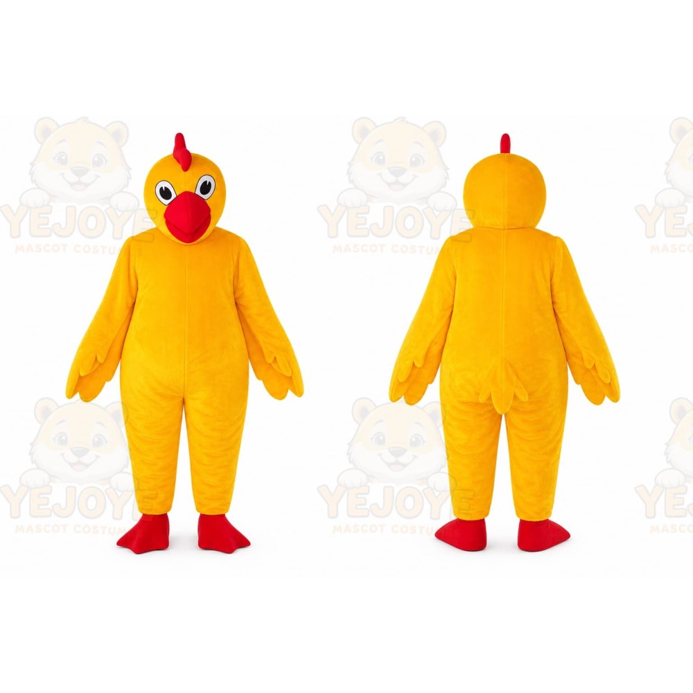 Chicken Mascot Costume for Adults Custom Logo Party Character Suit