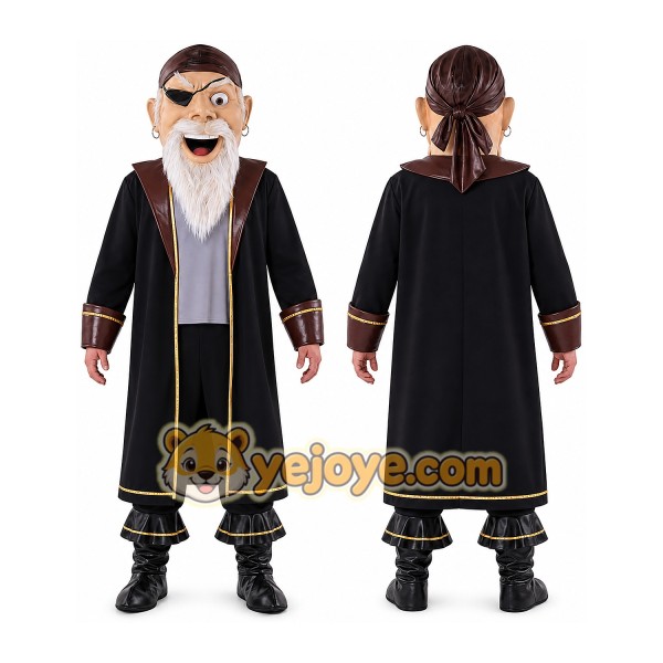 Pirate Mascot Costume for Adults Custom Logo Party Character Suit