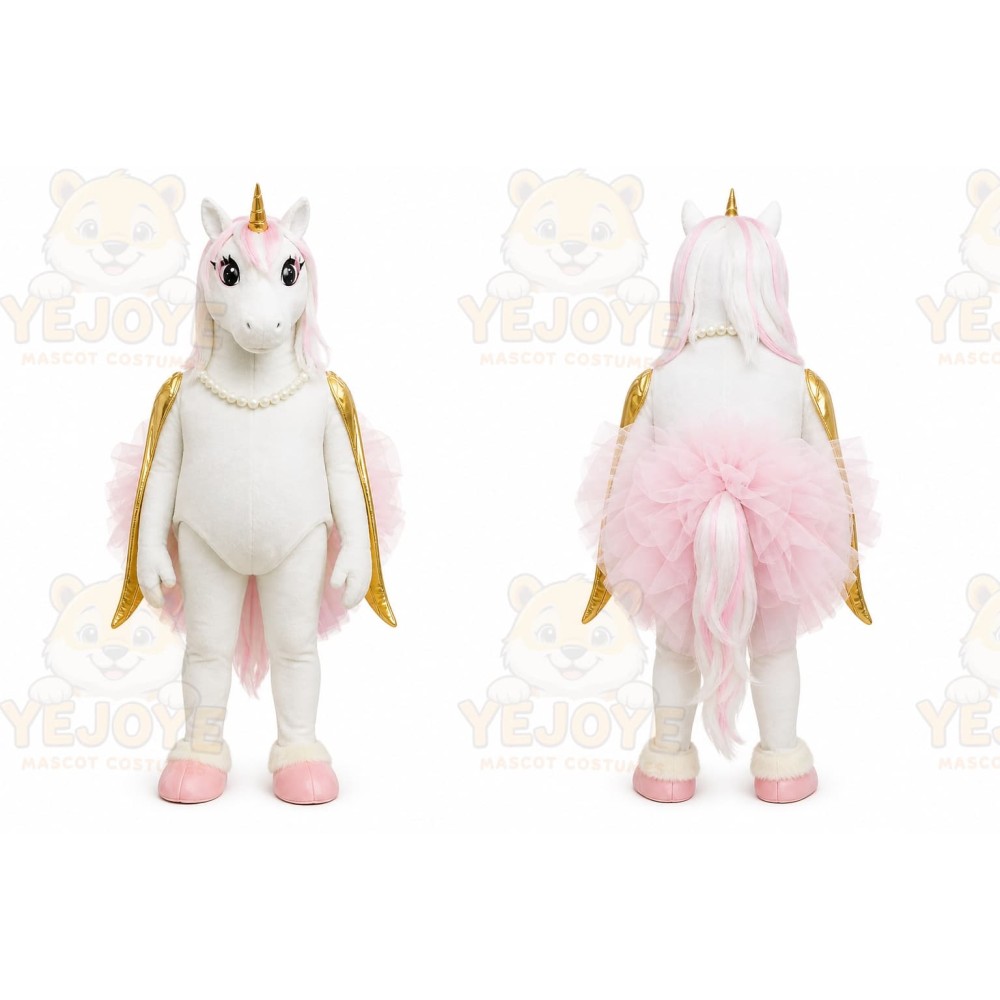 Unicorn Mascot Costume for Adults Custom Logo Party Character Suit