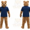 Bear Mascot Costume for Adults Custom Logo Party Character Suit