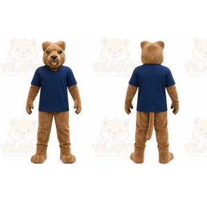 Bear Mascot Costume for Adults Custom Logo Party Character Suit