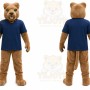 Bear Mascot Costume for Adults Custom Logo Party Character Suit