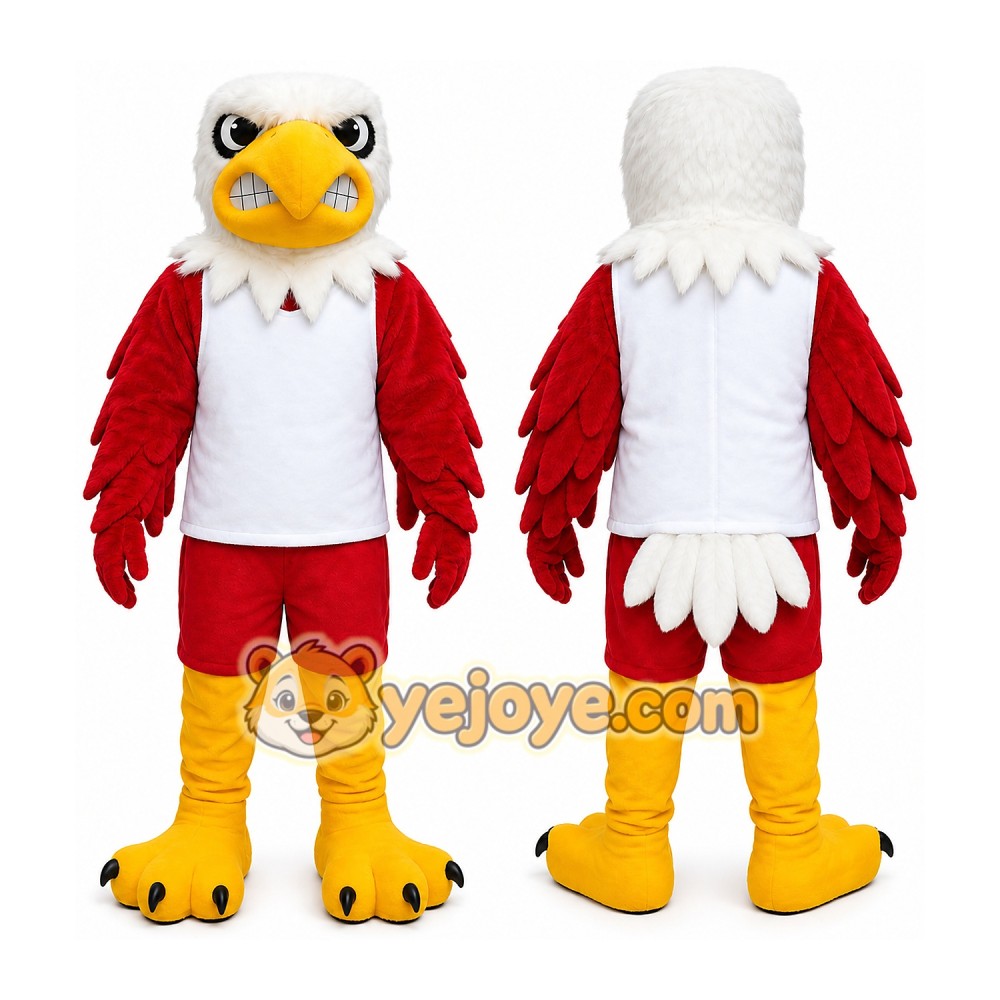 Eagle Mascot Costume for Adults Custom Logo Party Character Suit