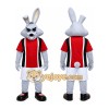 Rabbit Mascot Costume for Adults Custom Logo Party Character Suit Rabbit Mascot Costume for Adults Custom Logo Party Character Suit