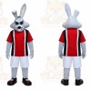 Rabbit Mascot Costume for Adults Custom Logo Party Character Suit