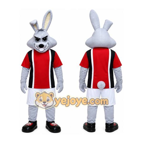 Rabbit Mascot Costume for Adults Custom Logo Party Character Suit