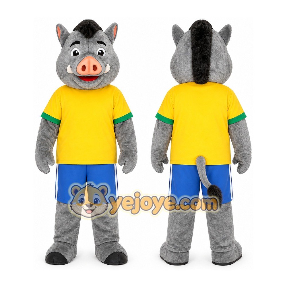Pig Mascot Costume for Adults Custom Logo Party Character Suit