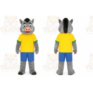 Pig Mascot Costume for Adults Custom Logo Party Character Suit