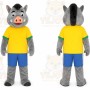 Pig Mascot Costume for Adults Custom Logo Party Character Suit
