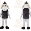 Sheep Mascot Costume for Adults Custom Logo Party Character Suit