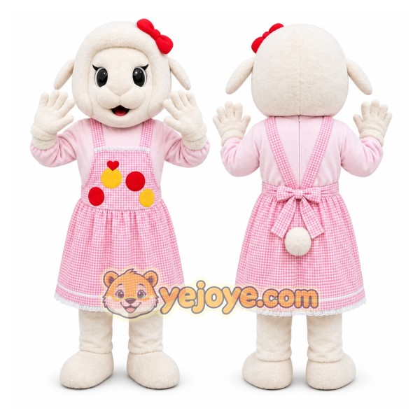 Lamb Mascot Costume for Adults Custom Logo Party Character Suit