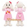 Lamb Mascot Costume for Adults Custom Logo Party Character Suit
