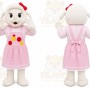 Lamb Mascot Costume for Adults Custom Logo Party Character Suit