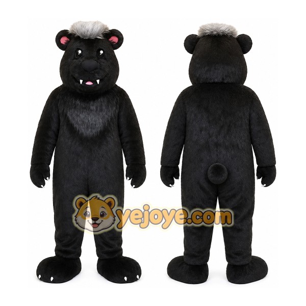 Bear Mascot Costume for Adults Custom Logo Party Character Suit