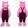 Hippo Mascot Costume for Adults Custom Logo Party Character Suit