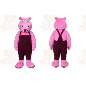 Hippo Mascot Costume for Adults Custom Logo Party Character Suit