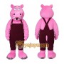 Hippo Mascot Costume for Adults Custom Logo Party Character Suit