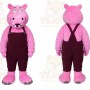 Hippo Mascot Costume for Adults Custom Logo Party Character Suit